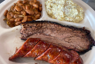 Pflugerville Barbecue 2 Meat Plate