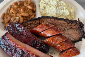 Pflugerville Barbecue 3 Meat Plate